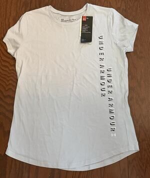 NWT Under Armour White Tee YXL